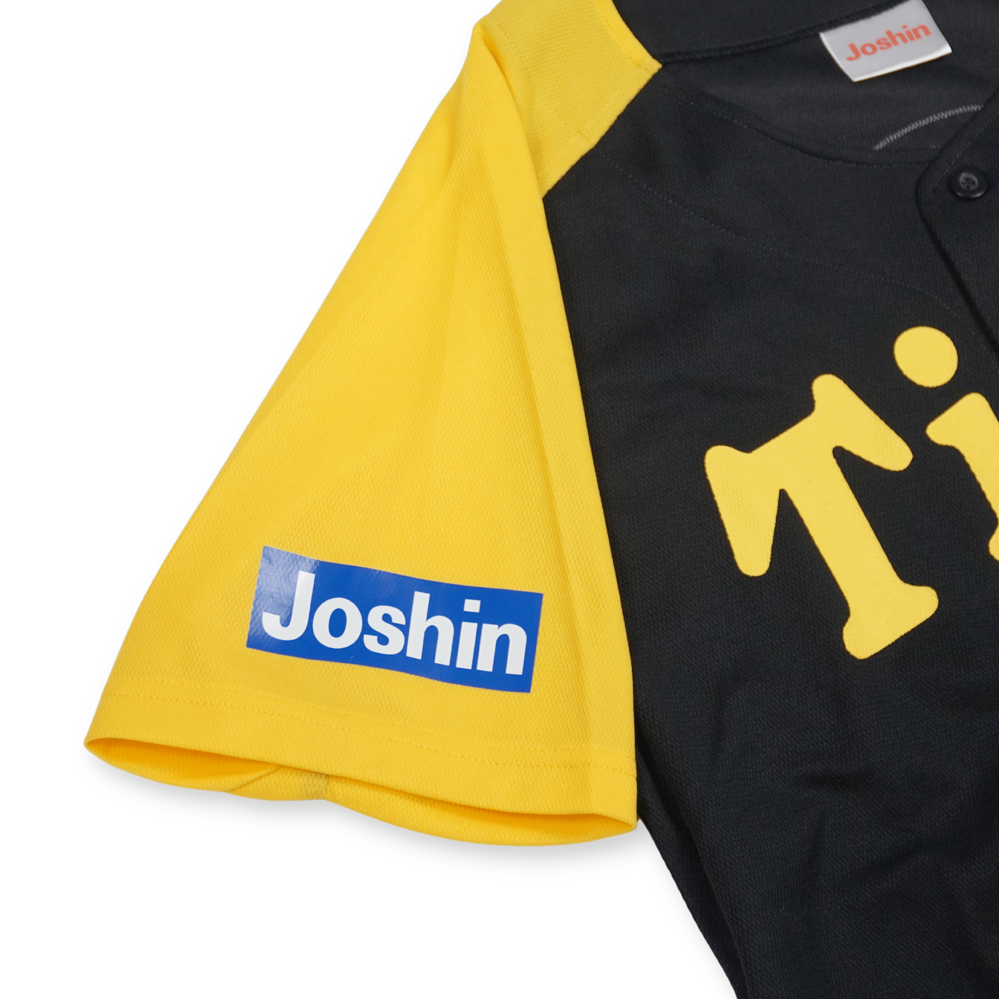 Retro Japan NPB Hanshin Tigers Logo Baseball Fan Club Light Jersey Black Yellow - Sugoi JDM
