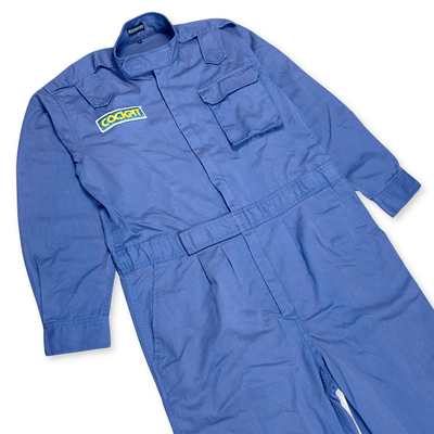 Retro JDM Japan Bridgestone Cockpit Motorsports Tsunagi Coveralls Blue - Sugoi JDM