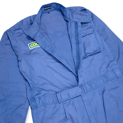 Retro JDM Japan Bridgestone Cockpit Motorsports Tsunagi Coveralls Blue - Sugoi JDM