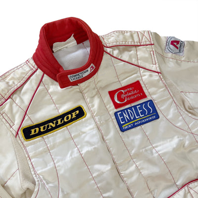 Retro JDM Japan Dunlop Endless Nomex Gymkhana Kart Racing Suit Coverall - Sugoi JDM