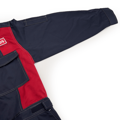 Retro JDM Japan Eneos Oil Heavy Duty Mechanic Coveralls Tsunagi Blue - Sugoi JDM