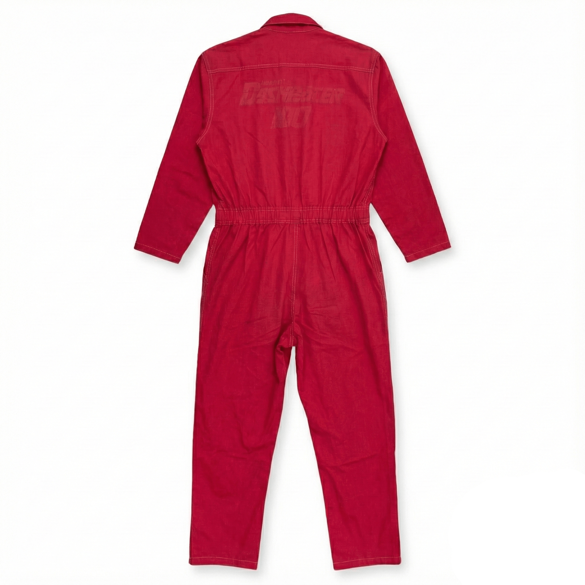 Retro JDM Japan Nisseki Dash Racer 100 Mechanic Coveralls Tsunagi Red - Sugoi JDM