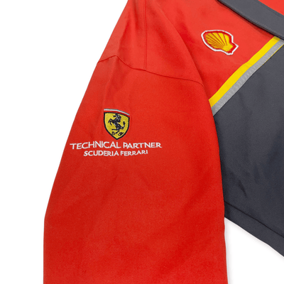 Retro JDM Japan Showa 1990s Formula Shell Helix Ferrari Motorsports Jacket - Sugoi JDM