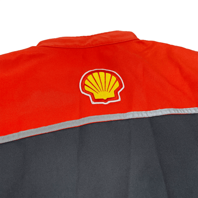 Retro JDM Japan Showa 1990s Formula Shell Helix Ferrari Motorsports Jacket - Sugoi JDM
