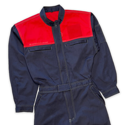 Retro JDM Japan Super Autobacs Heavy Duty Pit Crew Coveralls Tsunagi - Sugoi JDM