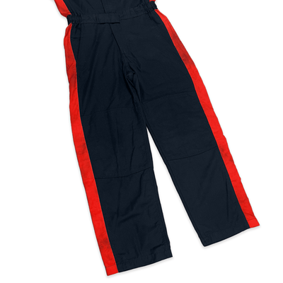 Retro JDM Japan Super Autobacs JGTC Pit Staff Summer Coveralls Tsunagi Black - Sugoi JDM