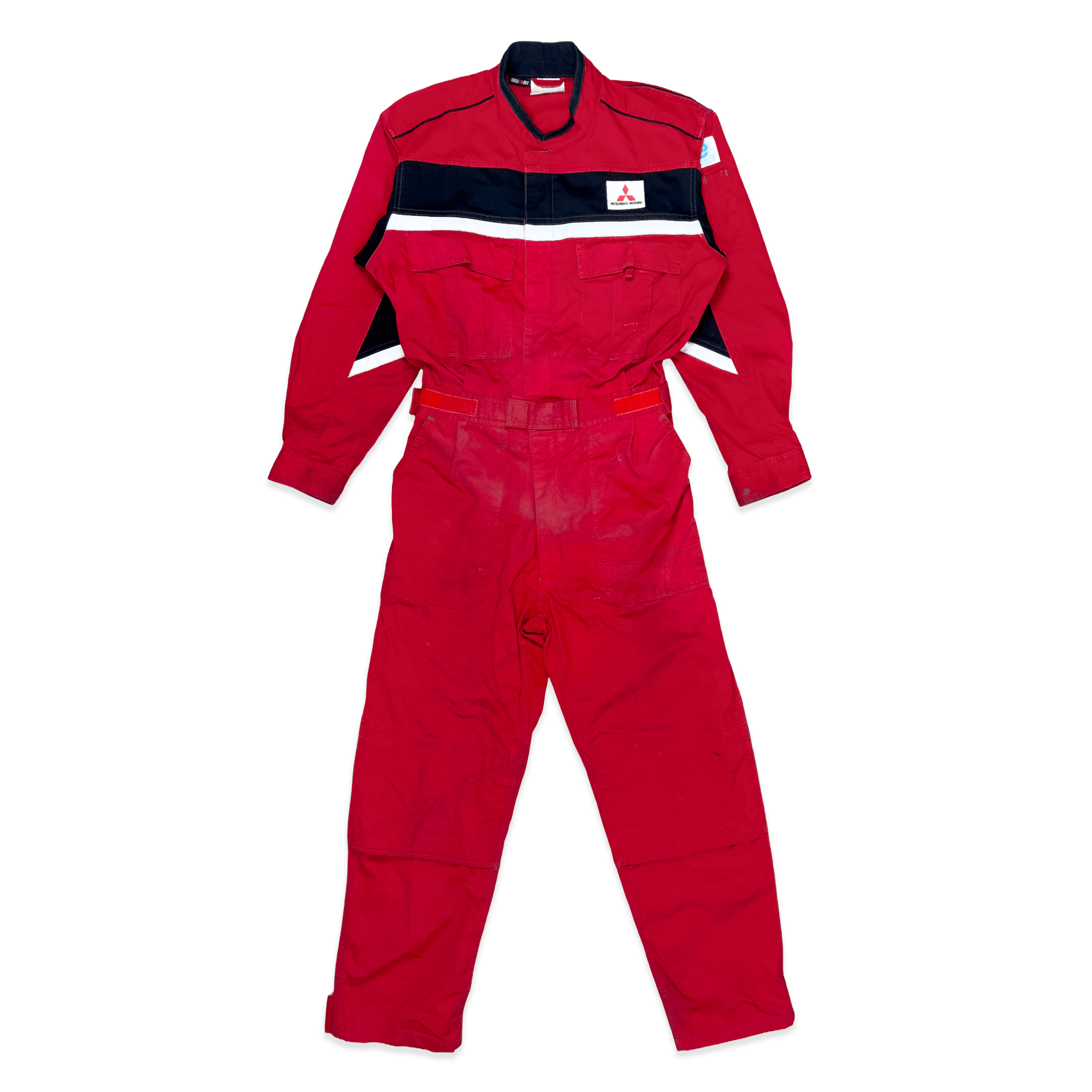 Retro JDM Ralliart Mitsubishi Motors Pit Crew Mechanic Coveralls Tsunagi - Sugoi JDM