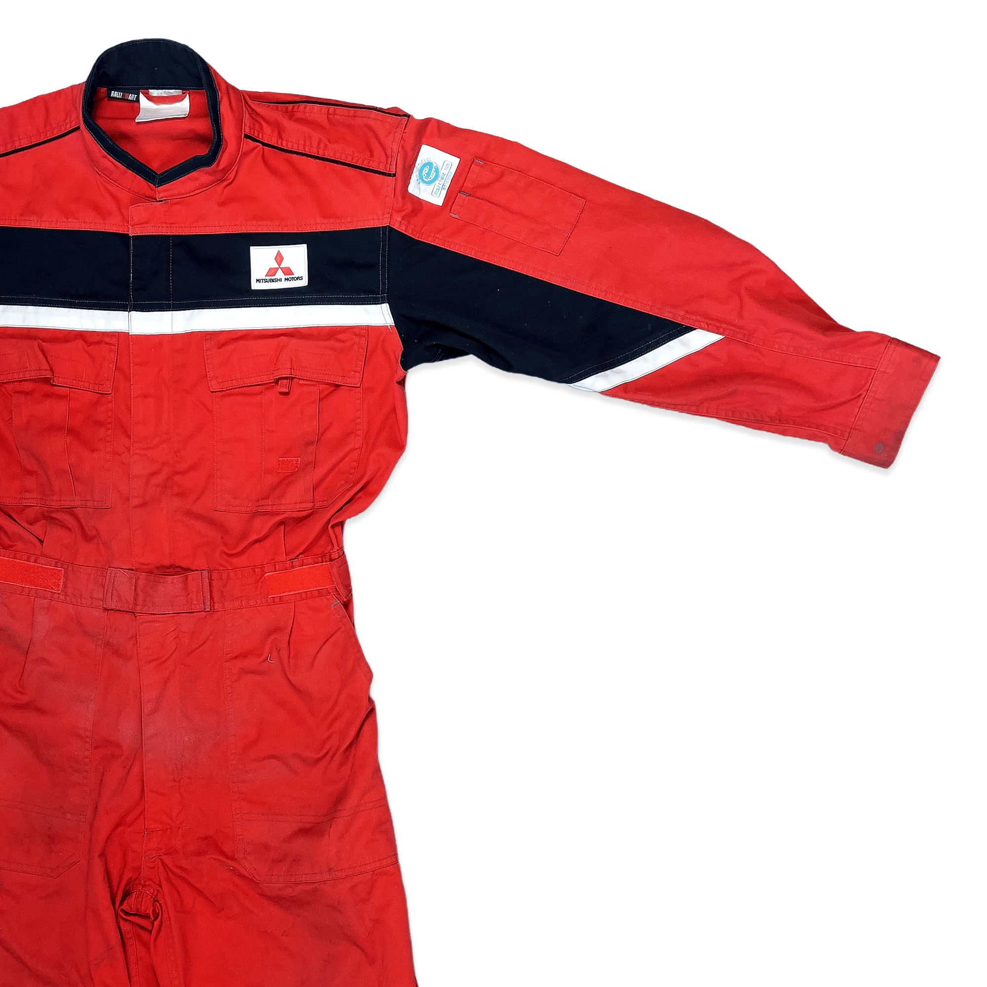 Retro JDM Ralliart Mitsubishi Motors Pit Crew Mechanic Coveralls Tsunagi - Sugoi JDM