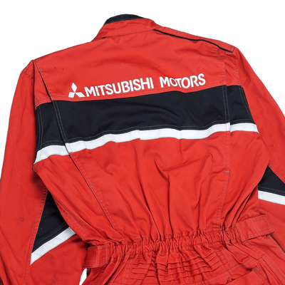 Retro JDM Ralliart Mitsubishi Motors Pit Crew Mechanic Coveralls Tsunagi - Sugoi JDM
