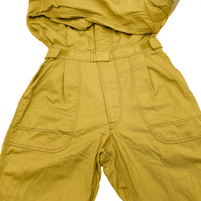 Retro JDM Toyota Automotive Engineering College Summer Coveralls Tsunagi Brown - Sugoi JDM