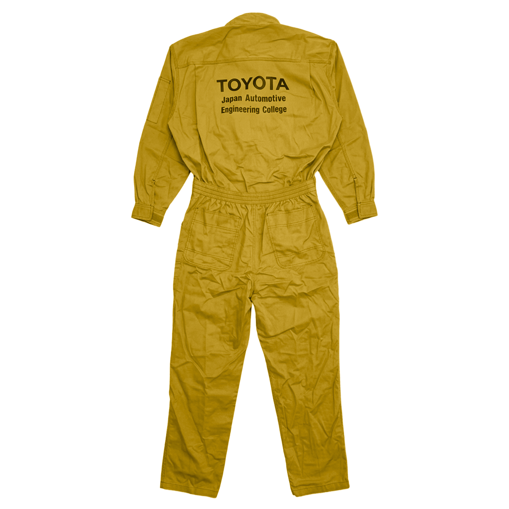 Retro JDM Toyota Automotive Engineering College Summer Coveralls Tsunagi Brown - Sugoi JDM