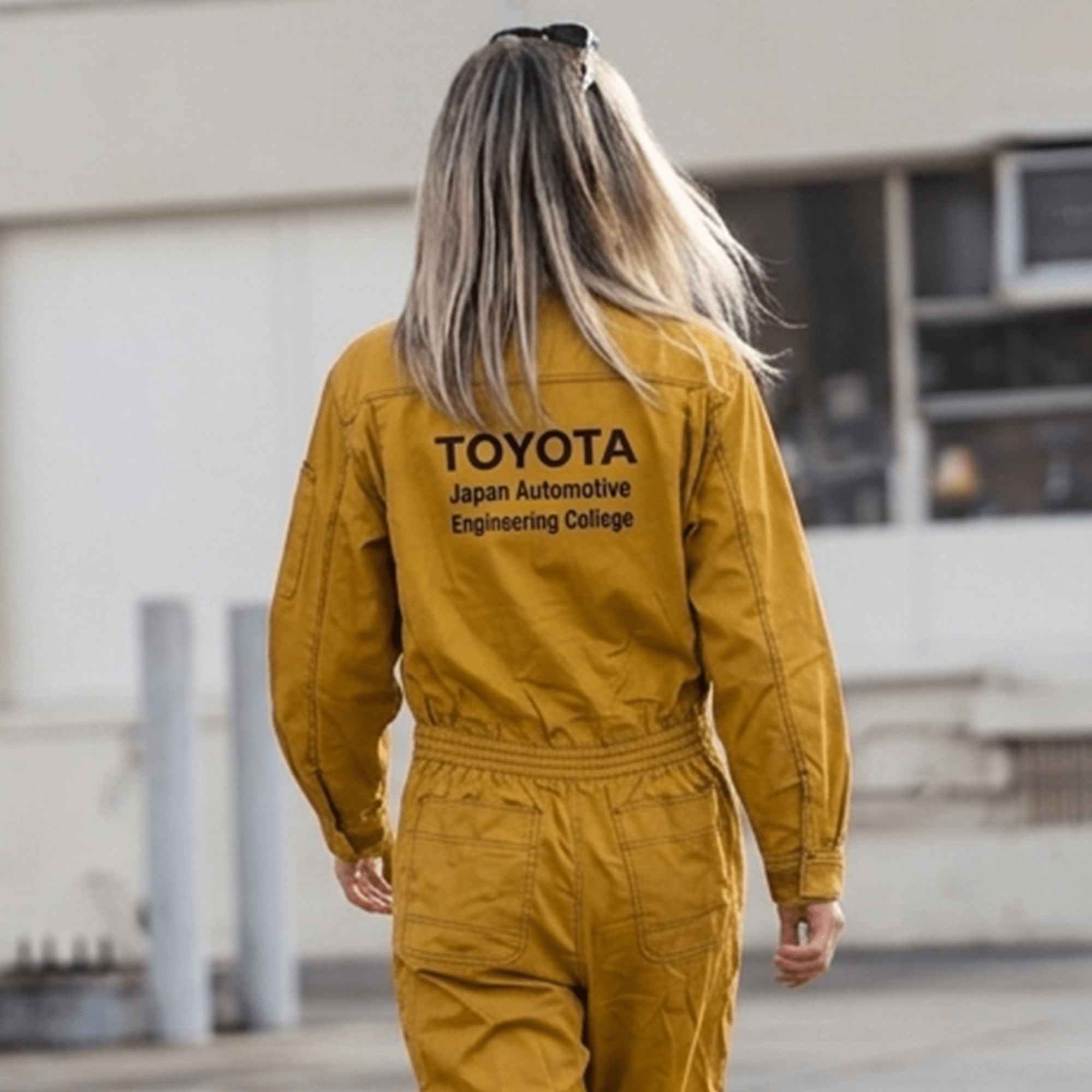 Retro JDM Toyota Automotive Engineering College Summer Coveralls Tsunagi Brown - Sugoi JDM