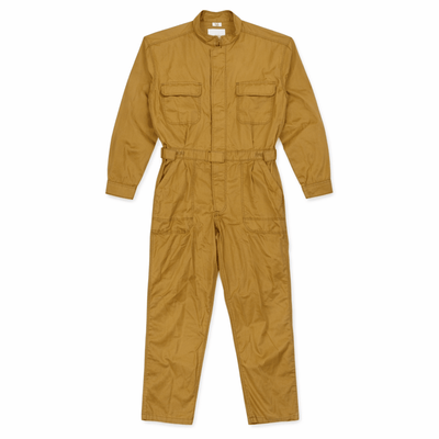 Retro JDM Toyota Japan Automotive Engineering College Coveralls Tsunagi Brown - Sugoi JDM