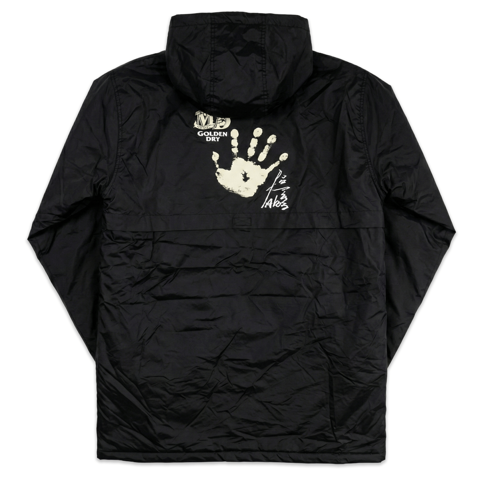 Retro Limited Edition Japan Suntory Malts Magnum Dry Winter Parka Jacket Black - Sugoi JDM