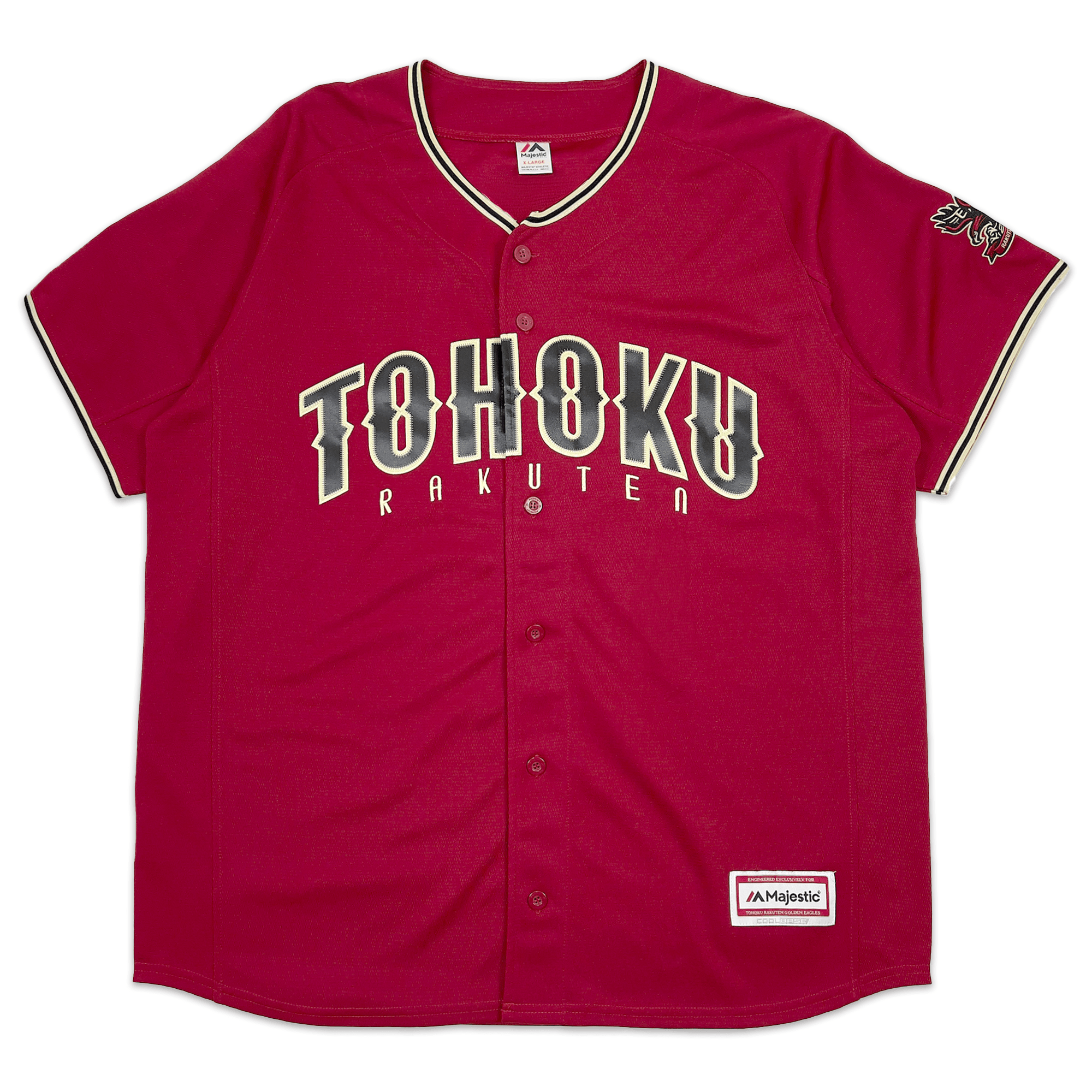 Retro Majestic Japan NPB Baseball Tohoku Rakuten Eagles Knit Jersey 2017 - Sugoi JDM