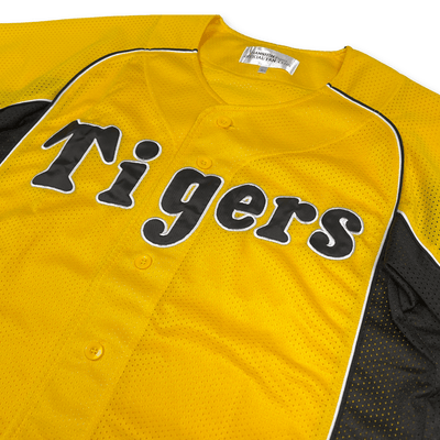 Retro New Mizuno NPB Japan Hanshin Tigers Fan Club Baseball Knit Jersey - Sugoi JDM