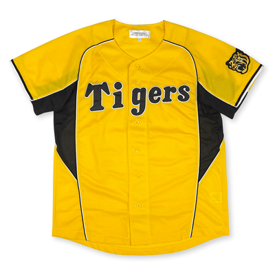 Retro New Mizuno NPB Japan Hanshin Tigers Fan Club Baseball Knit Jersey - Sugoi JDM