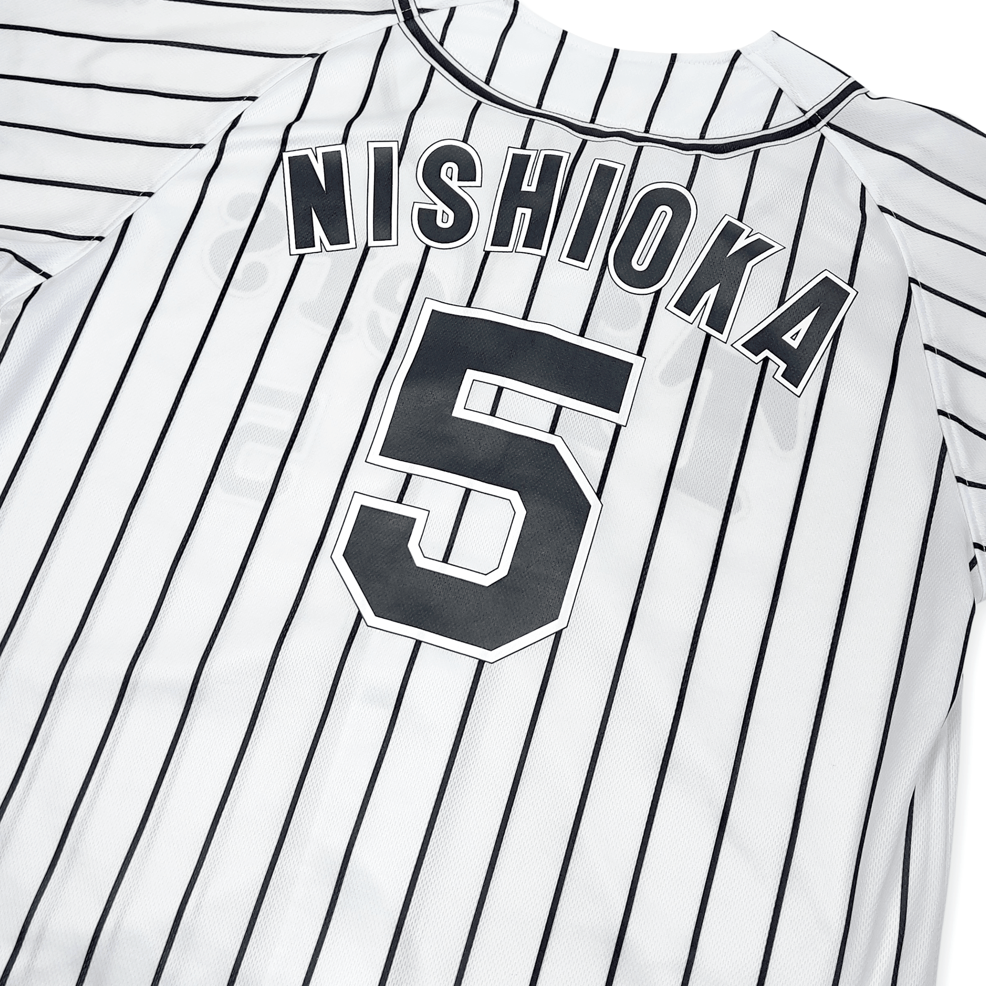 Retro NPB Hanshin Tigers Tsuyoshi Nishioka Baseball Jersey White 2017 5 - Sugoi JDM