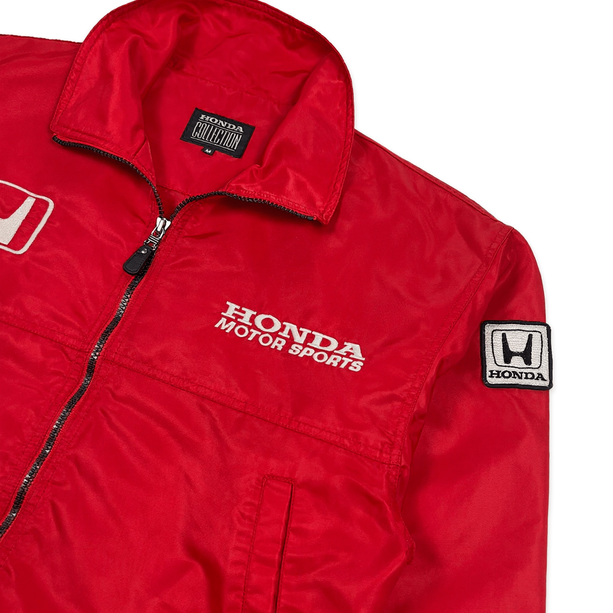 Retro Showa Era JDM 1990s Honda Collection Motor Sports Racing Jacket Red - Sugoi JDM