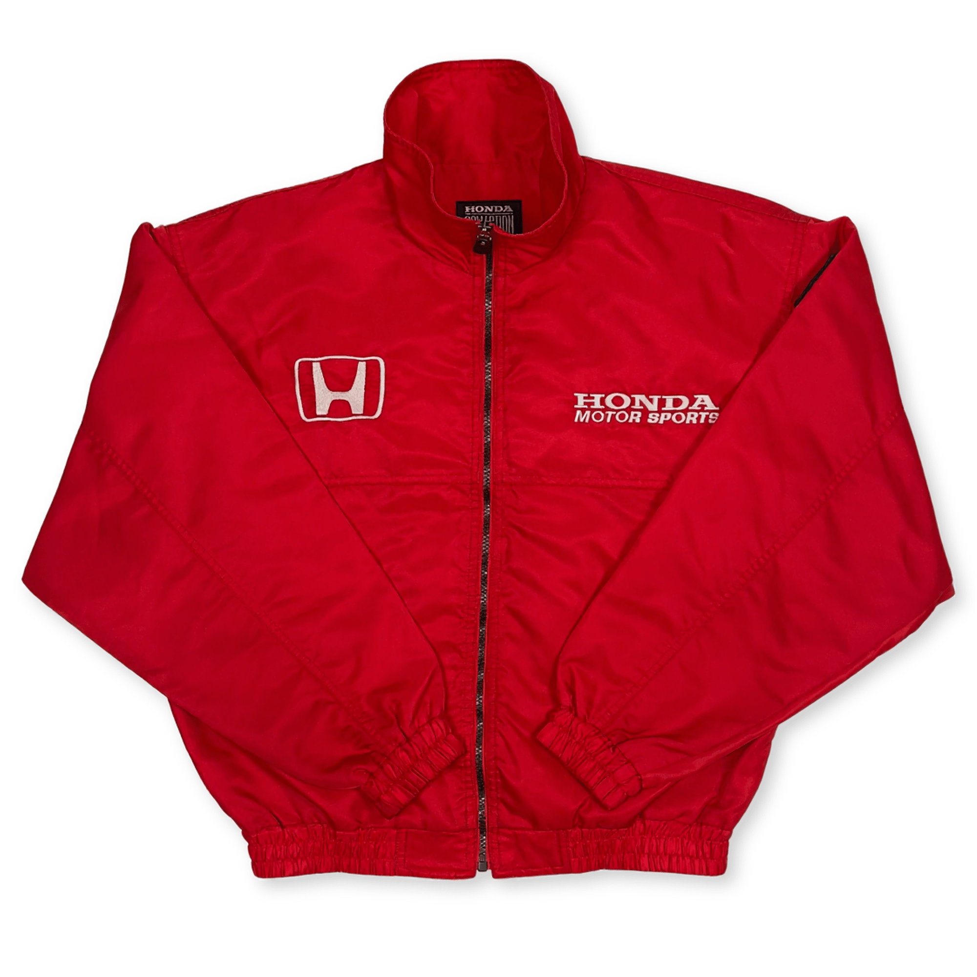 Retro Showa Era JDM 1990s Honda Collection Motor Sports Racing Jacket Red - Sugoi JDM