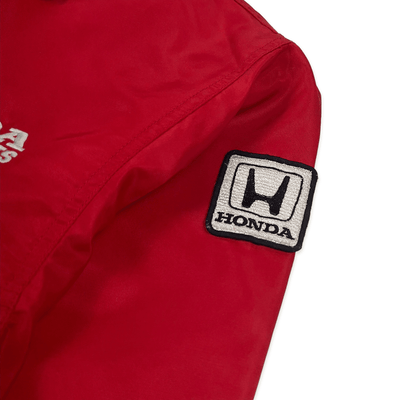 Retro Showa Era JDM 1990s Honda Collection Motor Sports Racing Jacket Red - Sugoi JDM
