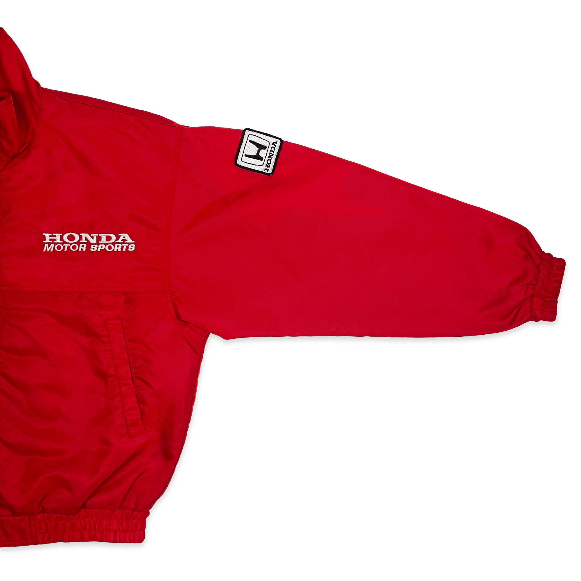 Retro Showa Era JDM 1990s Honda Collection Motor Sports Racing Jacket Red - Sugoi JDM