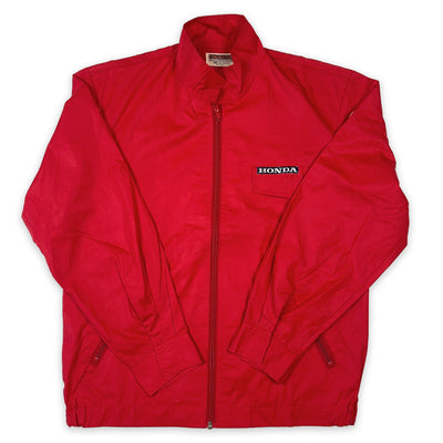 Retro Showa Era JDM Japan Honda Pit Crew Team Jacket Red - Sugoi JDM