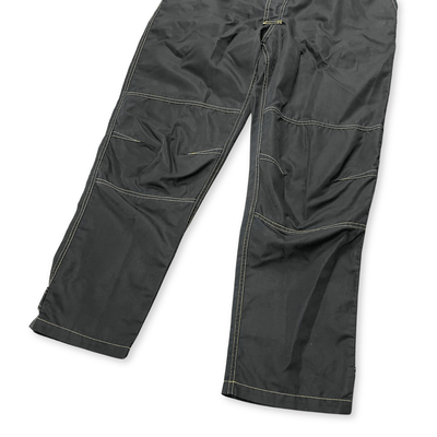 Retro Showa JDM Dunlop Motorsport Pit Crew Summer Coveralls Tsunagi Black - Sugoi JDM