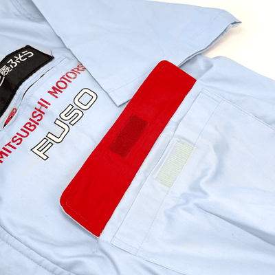 Retro Showa Vintage JDM Mitsubishi Fuso Short Sleeve Staff Jacket - Sugoi JDM