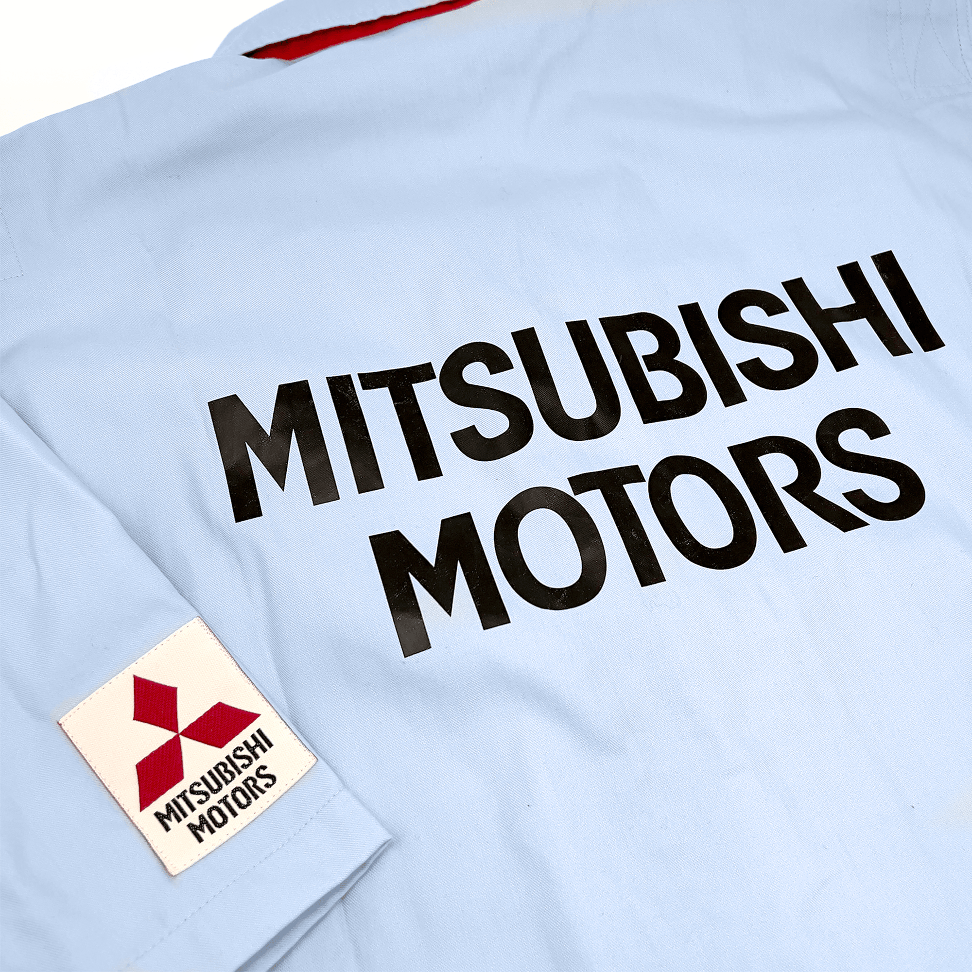 Retro Showa Vintage JDM Mitsubishi Motors Fuso Short Sleeve Staff Jacket - Sugoi JDM