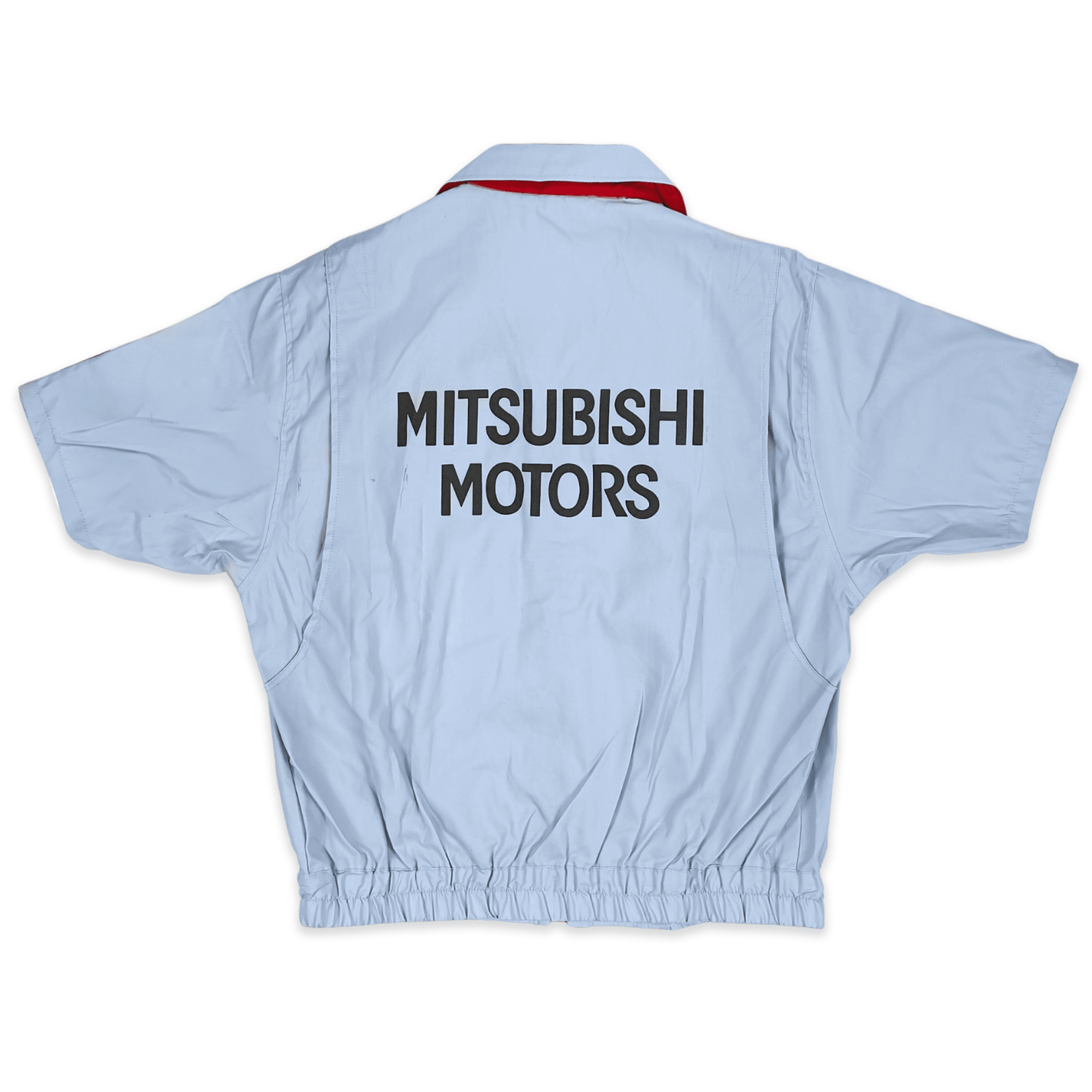 Retro Showa Vintage JDM Mitsubishi Motors Fuso Short Sleeve Staff Jacket - Sugoi JDM