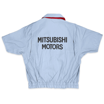 Retro Showa Vintage JDM Mitsubishi Motors Fuso Short Sleeve Staff Jacket - Sugoi JDM
