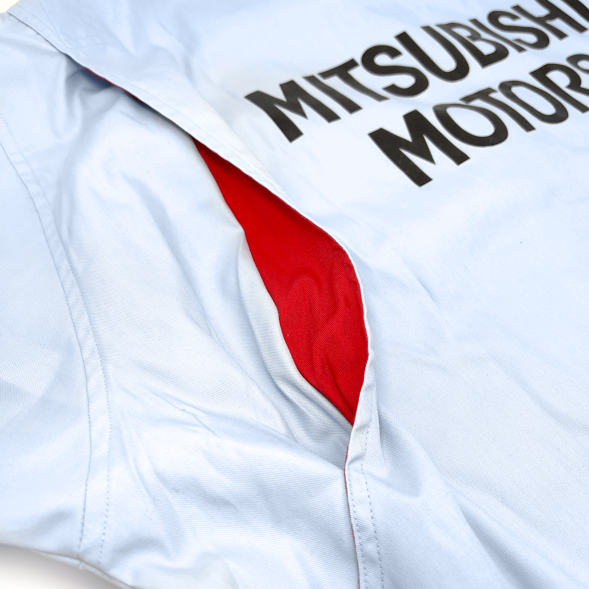 Retro Showa Vintage JDM Mitsubishi Motors Fuso Short Sleeve Staff Jacket - Sugoi JDM