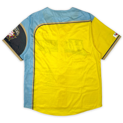 Retro Signed Autographed Hokkaido Nippon Ham Fighters Yohei Kagiya Yellow - Sugoi JDM