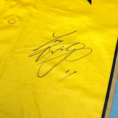 Retro Signed Autographed Nippon Ham Fighters Era Shohei Ohtani Jersey Yellow - Sugoi JDM