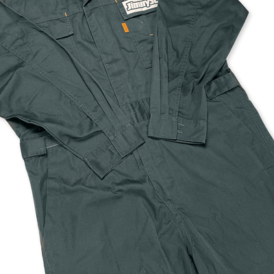 Retro Suzuki Jimny Jimnystyle Mechanic Coveralls Tsunagi Gray - Sugoi JDM