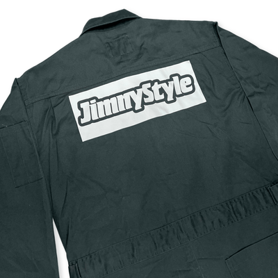 Retro Suzuki Jimny Jimnystyle Mechanic Coveralls Tsunagi Gray - Sugoi JDM