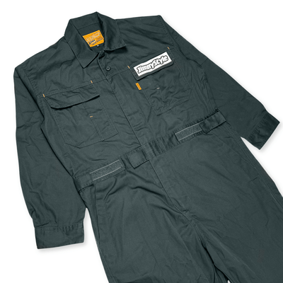 Retro Suzuki Jimny Jimnystyle Mechanic Coveralls Tsunagi Gray - Sugoi JDM