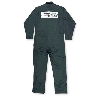 Retro Suzuki Jimny Jimnystyle Mechanic Coveralls Tsunagi Gray - Sugoi JDM