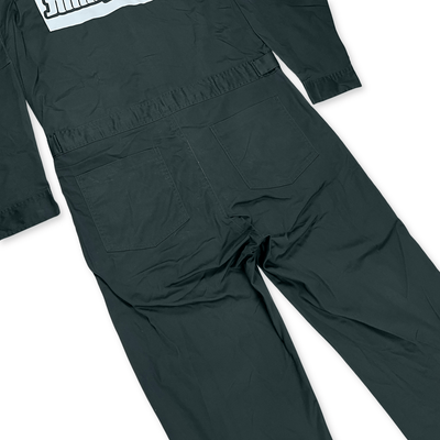 Retro Suzuki Jimny Jimnystyle Mechanic Coveralls Tsunagi Gray - Sugoi JDM