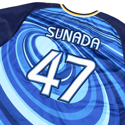 Retro Yokohama DeNA BayStars Yoshiki Sunada Baseball 70th Anniversary Jersey - Sugoi JDM