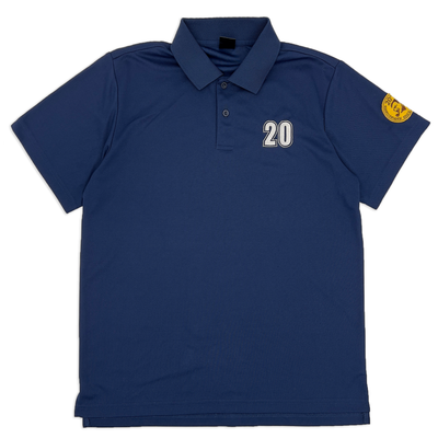 Promotional Japan Suntory Boss Coffee 20th Anniversary Polo Shirt Blue