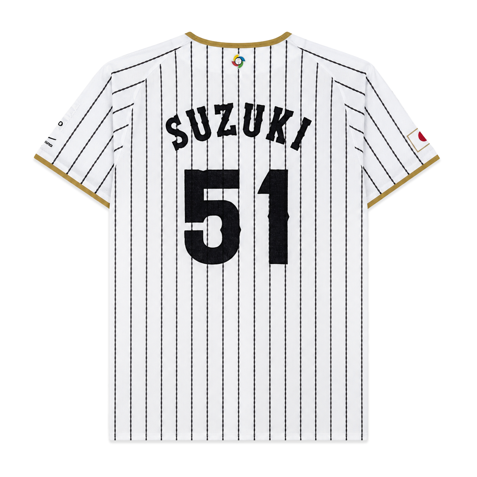 Official Mizuno WBC 2017 World Baseball Classic Samurai Japan Suzuki Seiya #51