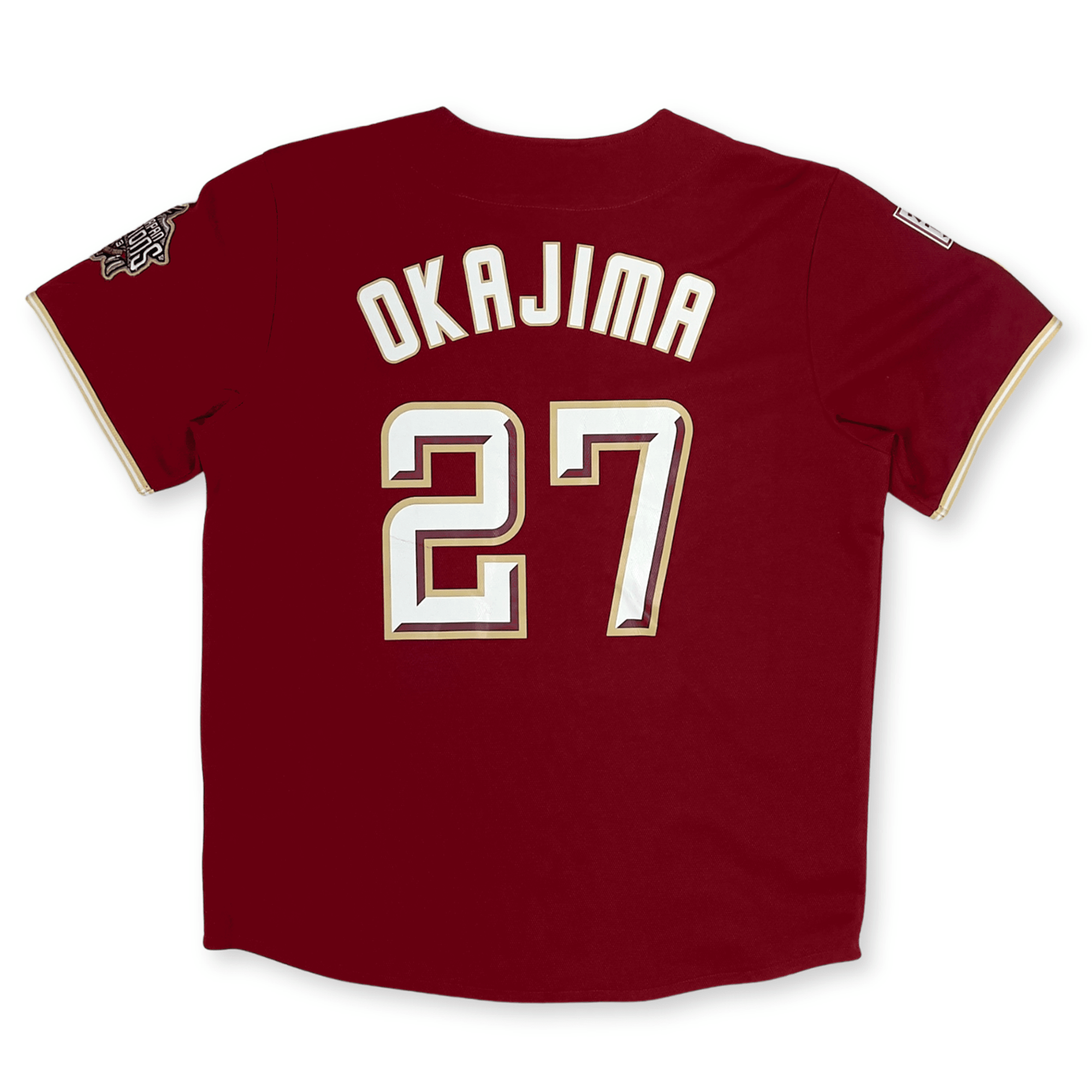Tohoku Rakuten Eagles Takero Goro Okajima Signed Autographed Baseball Jersey - Sugoi JDM