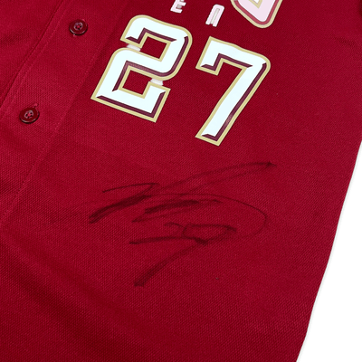 Tohoku Rakuten Eagles Takero Goro Okajima Signed Autographed Baseball Jersey - Sugoi JDM