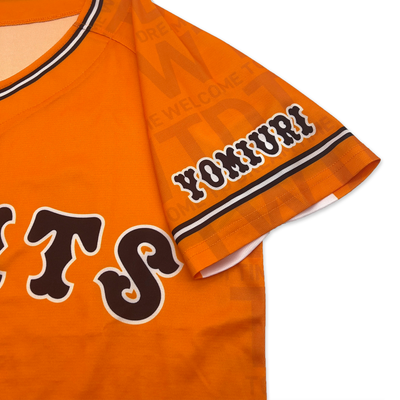 Japan NPB Tokyo Yomiuri Giants Welcome To Dream Time Baseball Jersey Orange