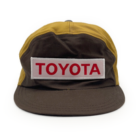 New Retro JDM Showa Era Japan Toyota Tecno Mechanics Hat Cap Brown