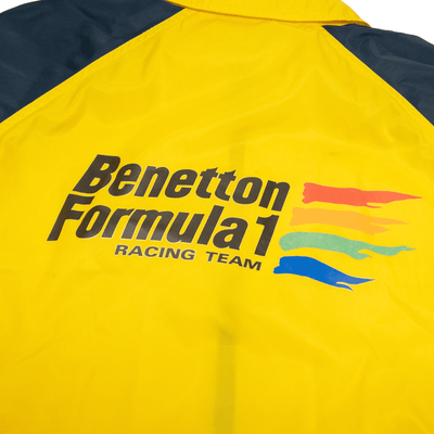 Vintage 1990s Japan Benetton Formula 1 F1 Racing Team Windbreaker Jacket - Sugoi JDM