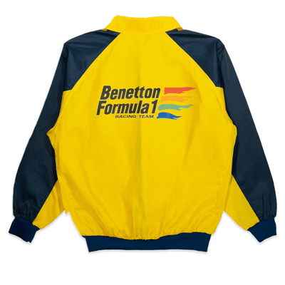 Vintage 1990s Japan Benetton Formula 1 F1 Racing Team Windbreaker Jacket - Sugoi JDM