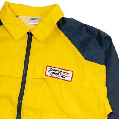 Vintage 1990s Japan Benetton Formula 1 F1 Racing Team Windbreaker Jacket - Sugoi JDM